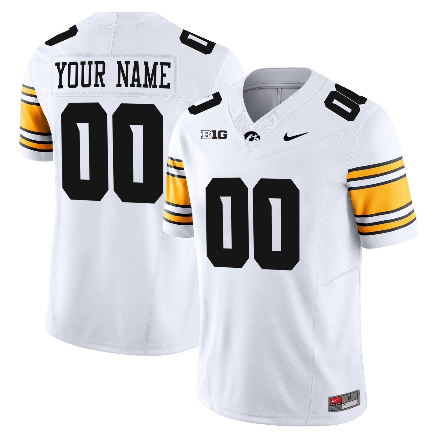 Iowa Hawkeye Vapor Limited Custom Jersey - All Stitched