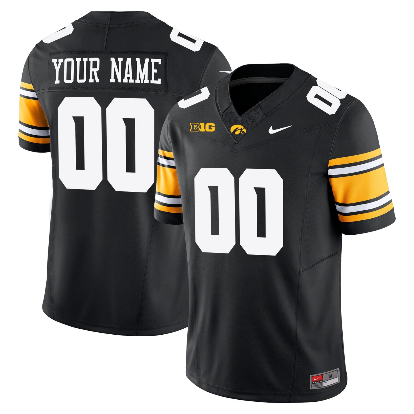 Iowa Hawkeye Vapor Limited Custom Jersey - All Stitched