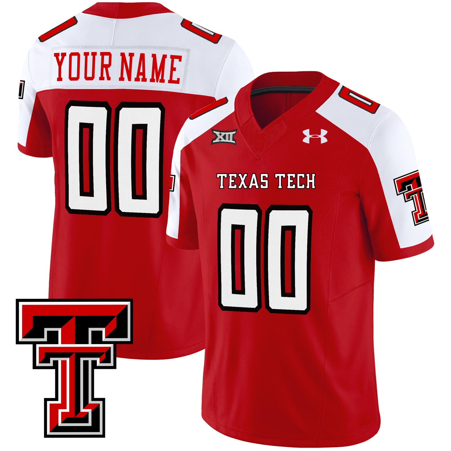 Texas Tech Red Raiders Vapor Limited Custom Jersey - All Stitched