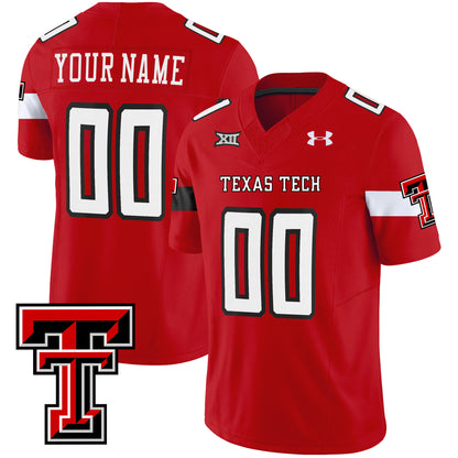 Texas Tech Red Raiders Vapor Limited Custom Jersey - All Stitched