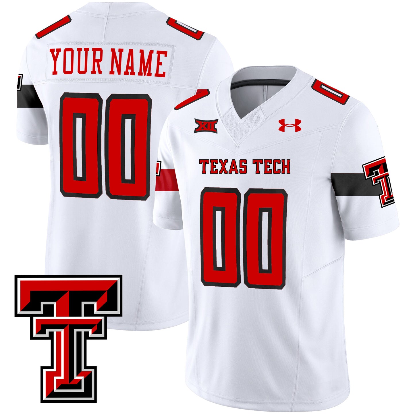 Texas Tech Red Raiders Vapor Limited Custom Jersey - All Stitched