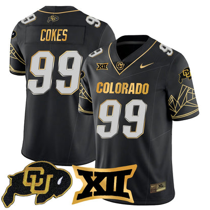 Colorado Buffaloes 2024 Vapor Limited Gold Jersey N3 - All Stitched