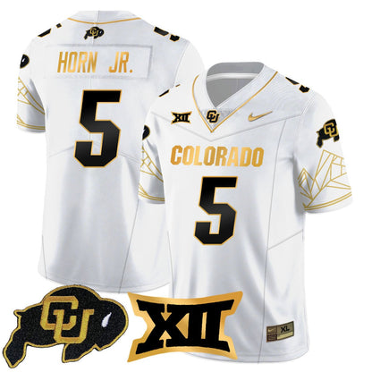 Colorado Buffaloes 2024 Vapor Limited Gold Jersey N3 - All Stitched