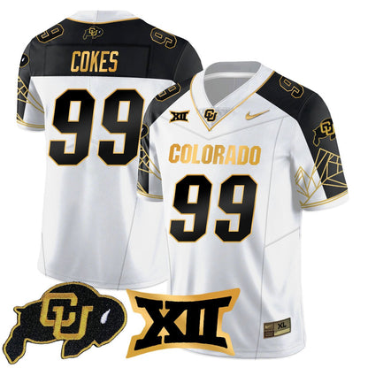 Colorado Buffaloes 2024 Vapor Limited Gold Jersey N3 - All Stitched