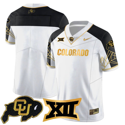 Colorado Buffaloes 2024 Vapor Limited Gold Jersey N3 - All Stitched