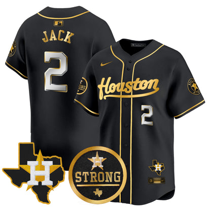 Astros Houston Strong Patch Vapor Premier Limited Jersey - All Stitched