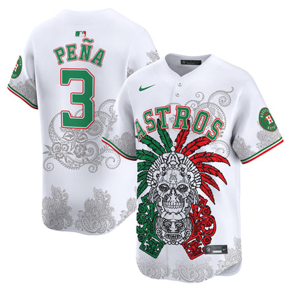 Astros Aztec Warrior Skull Vapor Premier Limited Jersey V2 - Printed