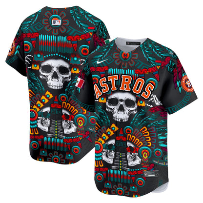 Astros Mexico Skull Vapor Premier Limited Jersey V2 - Printed