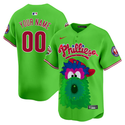 Phillies Phanatic Vapor Premier Limited Custom Jersey V2- Printed