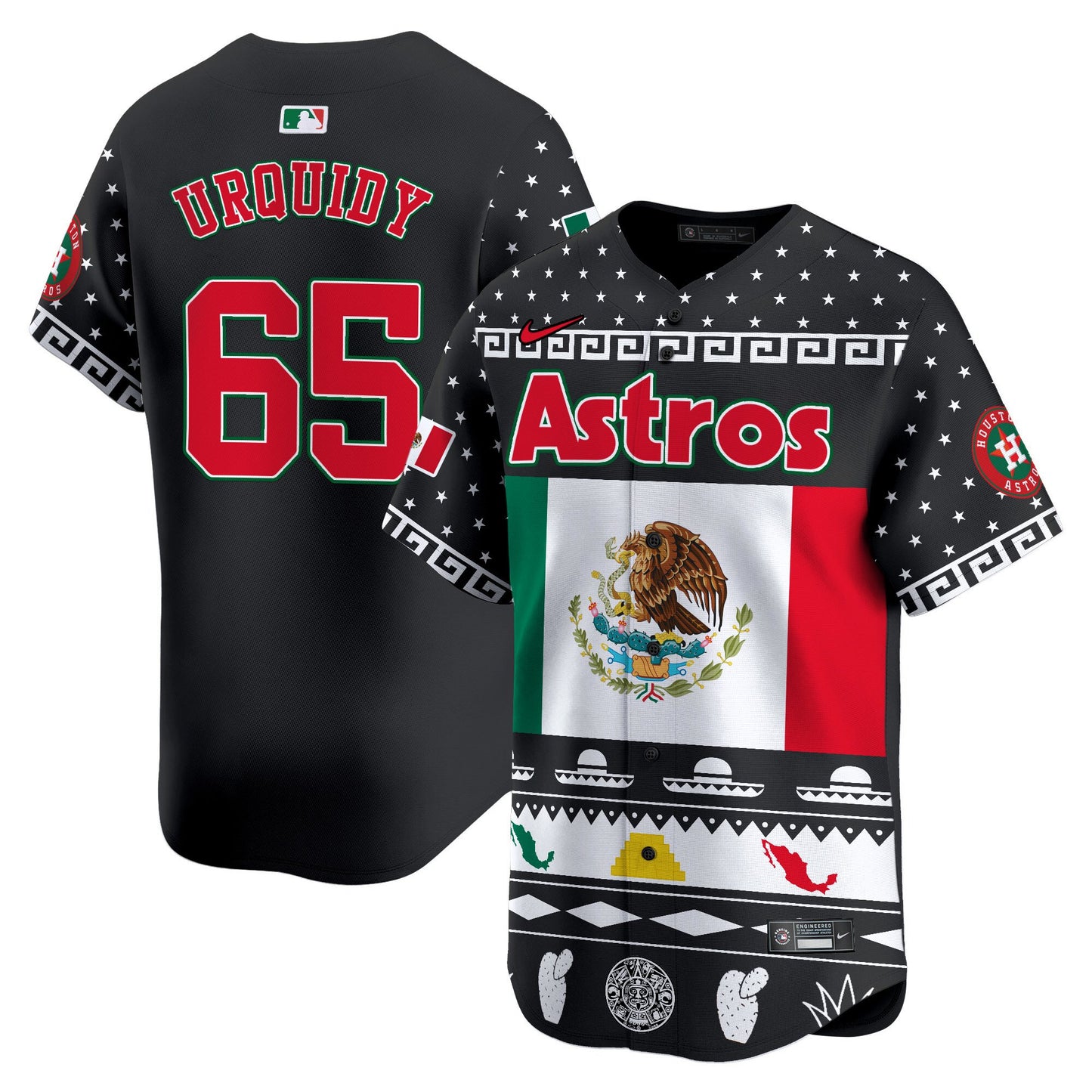 Astros Mexico Aztec Vapor Premier Limited Jersey V2 - Printed