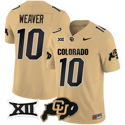 Colorado Buffaloes Vapor Limited Jersey V2 - Big 12 XII Patch - All Stitched