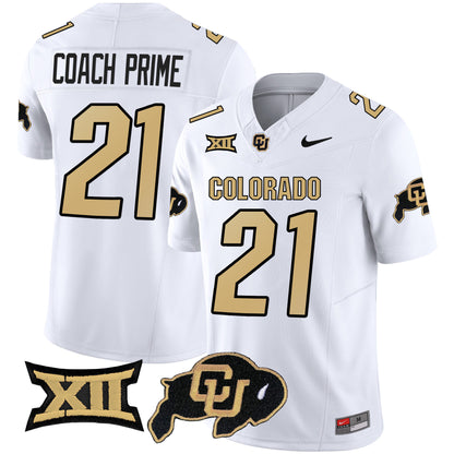 Colorado Buffaloes Vapor Limited Jersey V2 - Big 12 XII Patch - All Stitched