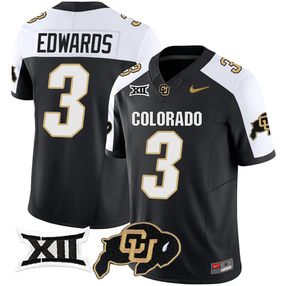 Colorado Buffaloes Vapor Limited Jersey V2 - Big 12 XII Patch - All Stitched