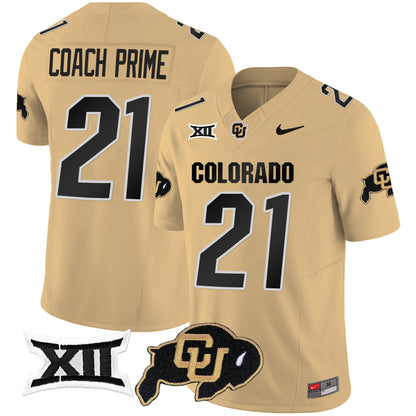 Colorado Buffaloes Vapor Limited Jersey V2 - Big 12 XII Patch - All Stitched