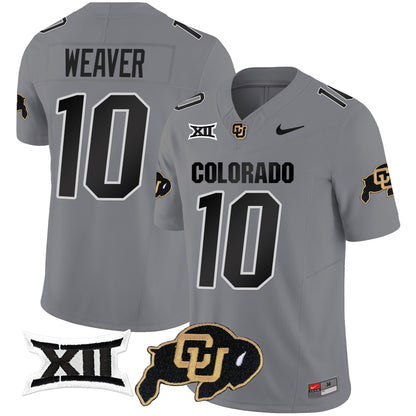 Colorado Buffaloes Vapor Limited Jersey V2 - Big 12 XII Patch - All Stitched