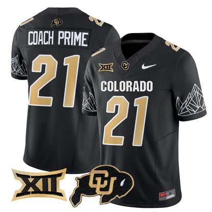 Colorado Buffaloes Vapor Limited Jersey V3 - Big 12 XII Patch - All Stitched