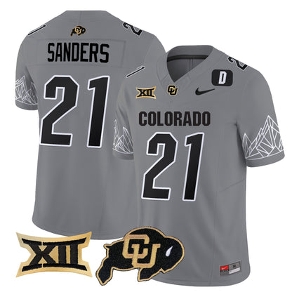 Colorado Buffaloes Vapor Limited Jersey V3 - Big 12 XII Patch - All Stitched