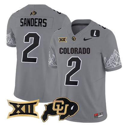 Colorado Buffaloes Vapor Limited Jersey V3 - Big 12 XII Patch - All Stitched