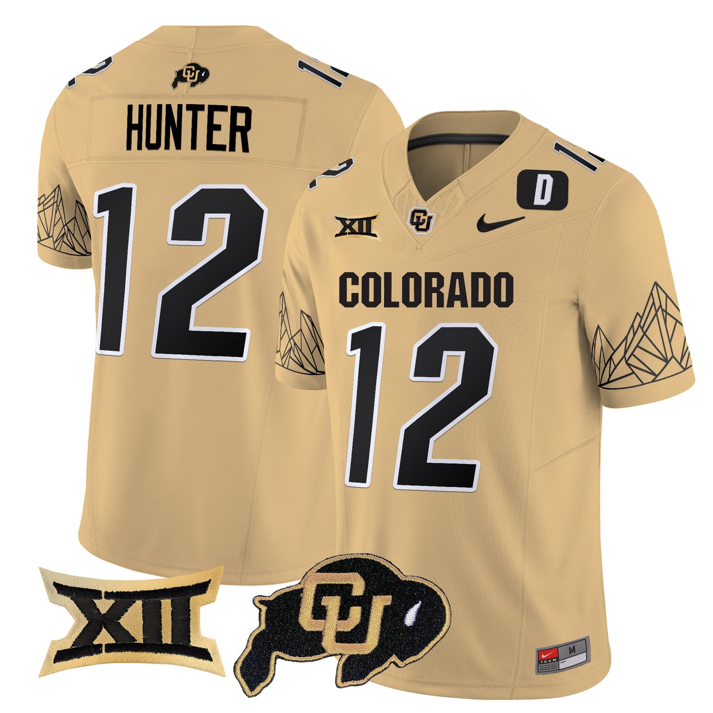 Colorado Buffaloes Vapor Limited Jersey V3 - Big 12 XII Patch - All Stitched