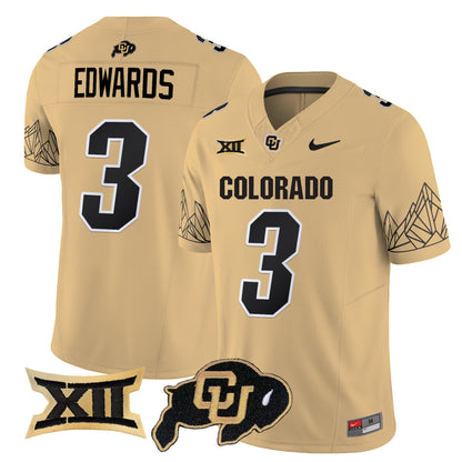 Colorado Buffaloes Vapor Limited Jersey V3 - Big 12 XII Patch - All Stitched