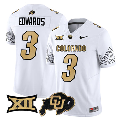 Colorado Buffaloes Vapor Limited Jersey V3 - Big 12 XII Patch - All Stitched