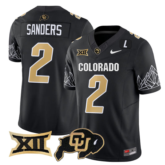 Colorado Buffaloes Vapor Limited Jersey V3 - Big 12 XII Patch - All Stitched