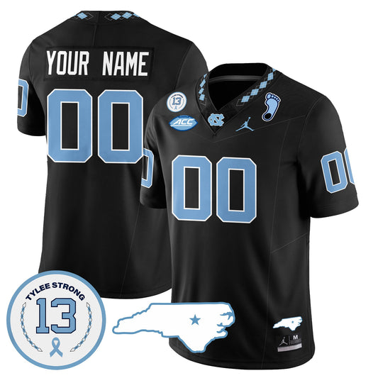 Custom North Carolina Tar Heels Football 2024 Vapor Jersey - All Stitched