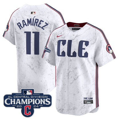 Cleveland Guardians 2024 AL Central Division Champions Vapor Premier Limited Jersey - All Stitched