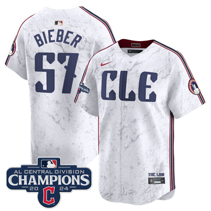 Cleveland Guardians 2024 AL Central Division Champions Vapor Premier Limited Jersey - All Stitched