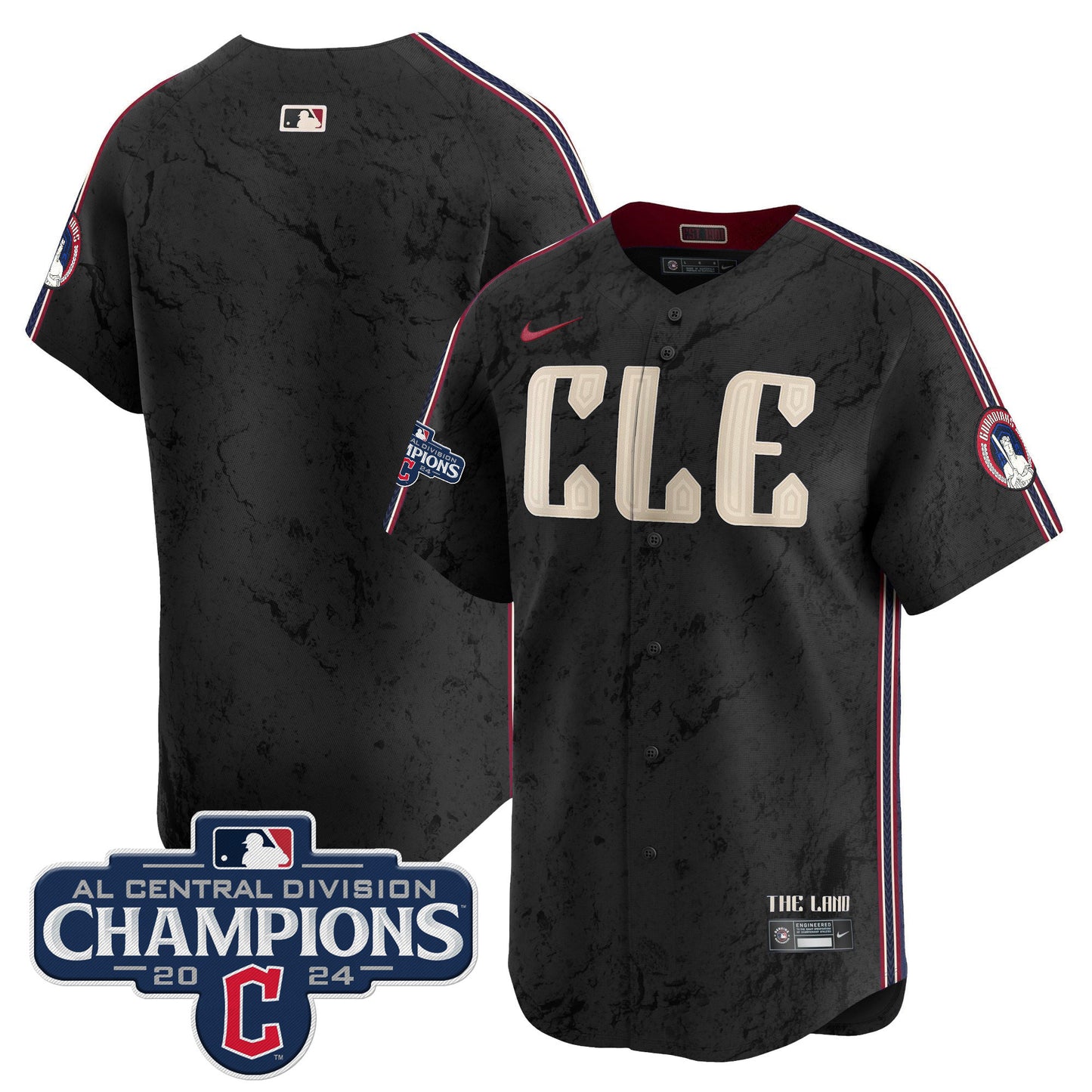 Cleveland Guardians 2024 AL Central Division Champions Vapor Premier Limited Jersey - All Stitched