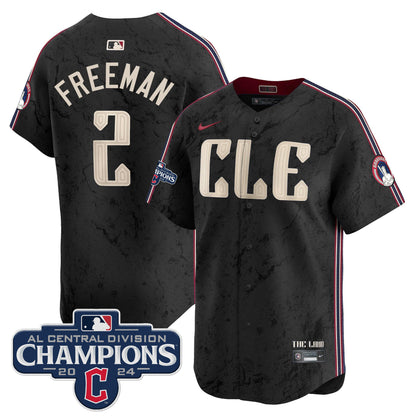 Cleveland Guardians 2024 AL Central Division Champions Vapor Premier Limited Jersey - All Stitched