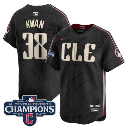 Cleveland Guardians 2024 AL Central Division Champions Vapor Premier Limited Jersey - All Stitched