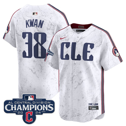 Cleveland Guardians 2024 AL Central Division Champions Vapor Premier Limited Jersey - All Stitched