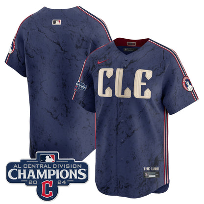 Cleveland Guardians 2024 AL Central Division Champions Vapor Premier Limited Jersey - All Stitched