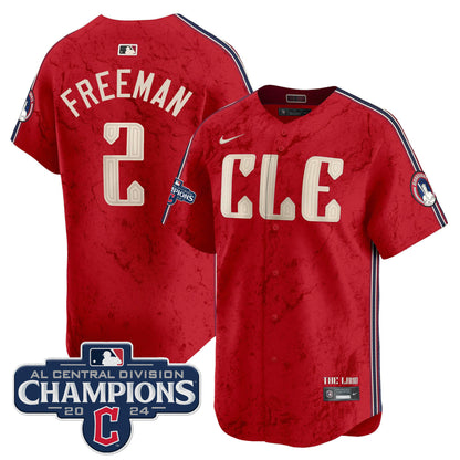 Cleveland Guardians 2024 AL Central Division Champions Vapor Premier Limited Jersey - All Stitched