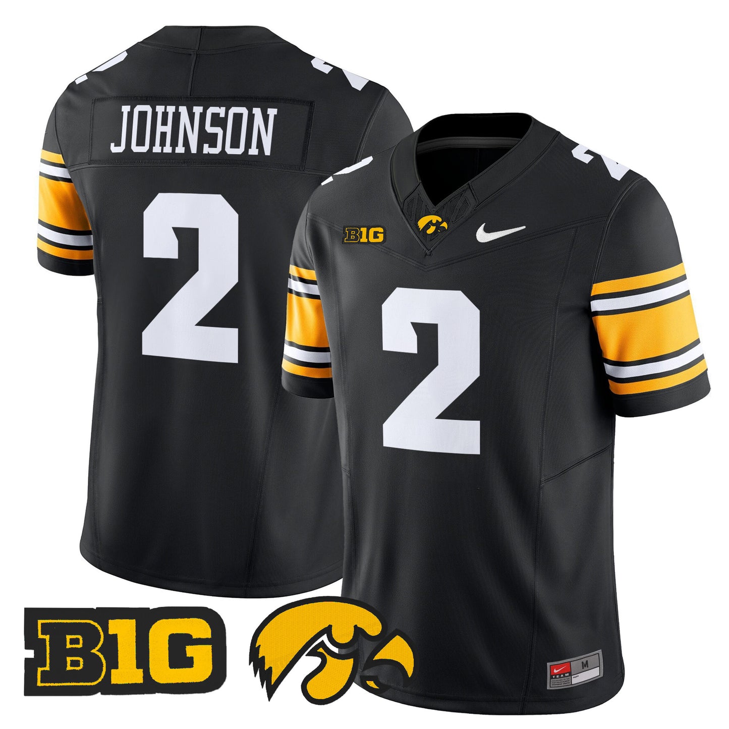 Iowa Hawkeyes 2024 Vapor Limited Jersey - All Stitched