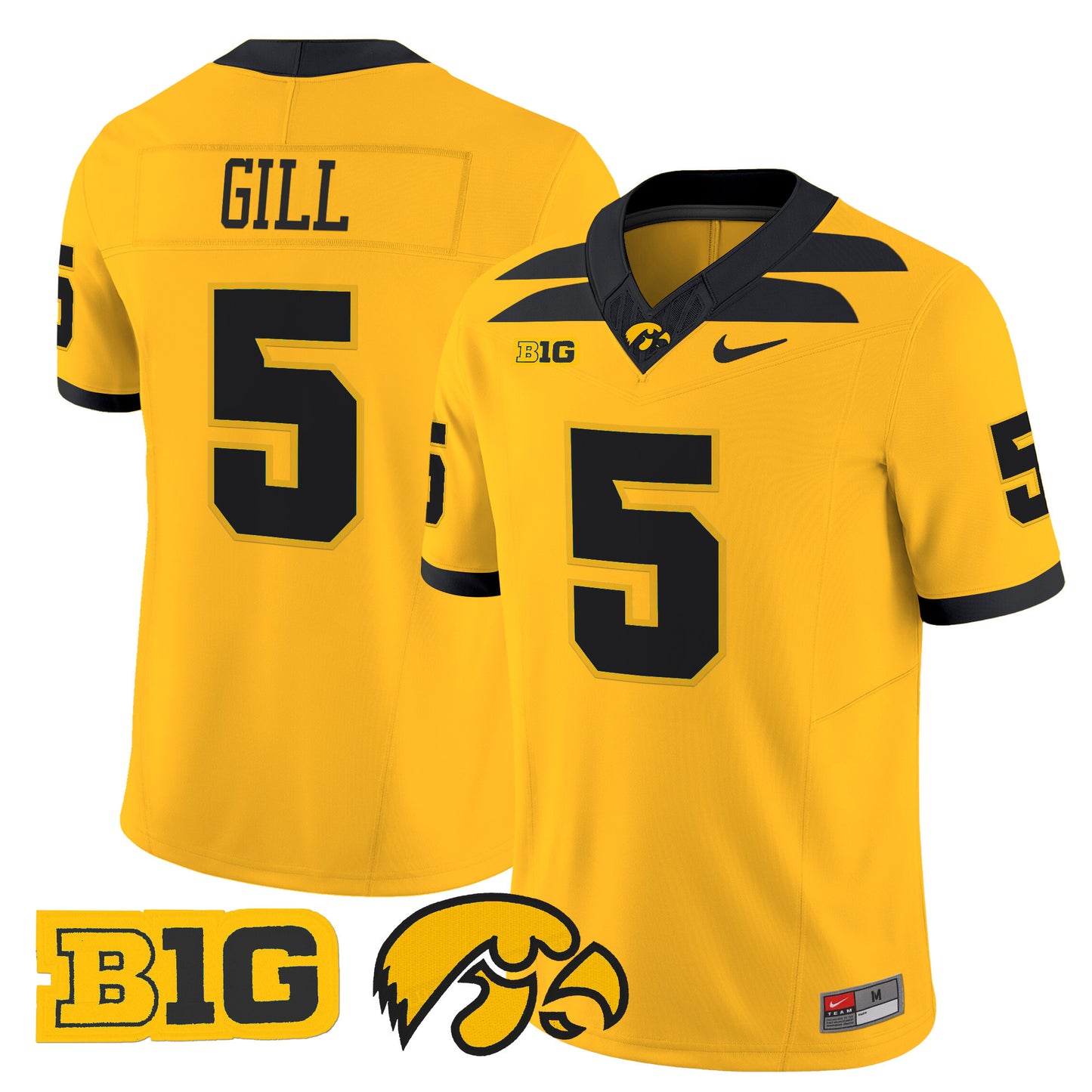 Iowa Hawkeyes 2024 Vapor Limited Jersey - All Stitched