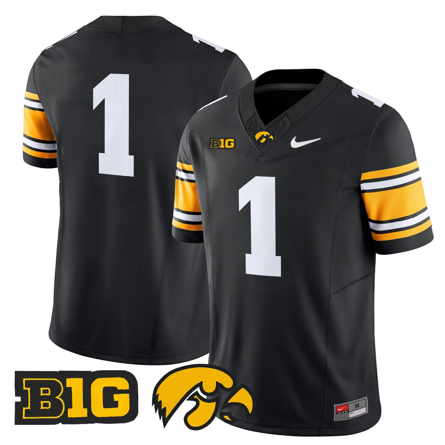 Iowa Hawkeyes 2024 Vapor Limited Jersey - All Stitched