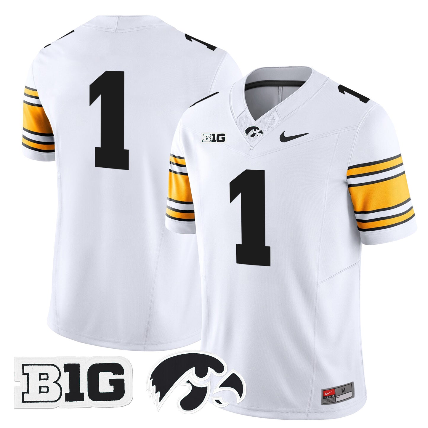 Iowa Hawkeyes 2024 Vapor Limited Jersey - All Stitched