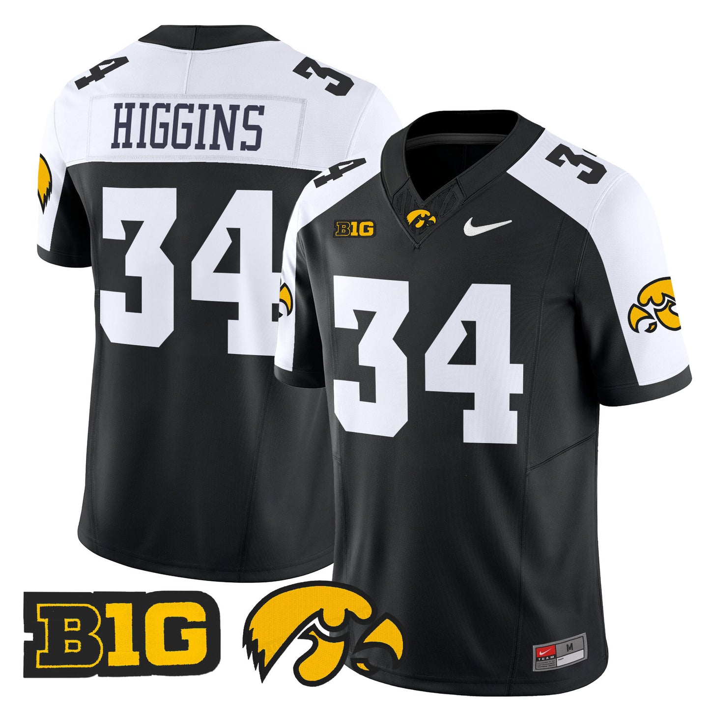 Iowa Hawkeyes 2024 Vapor Limited Jersey - All Stitched