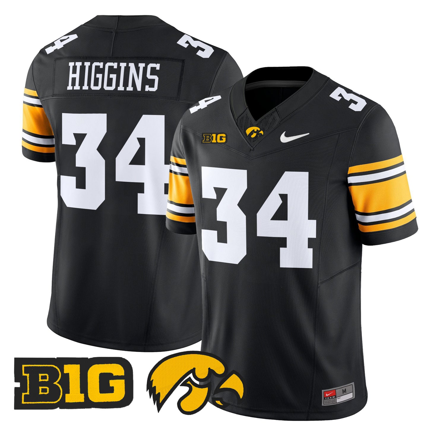 Iowa Hawkeyes 2024 Vapor Limited Jersey - All Stitched