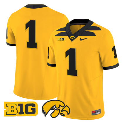 Iowa Hawkeyes 2024 Vapor Limited Jersey - All Stitched