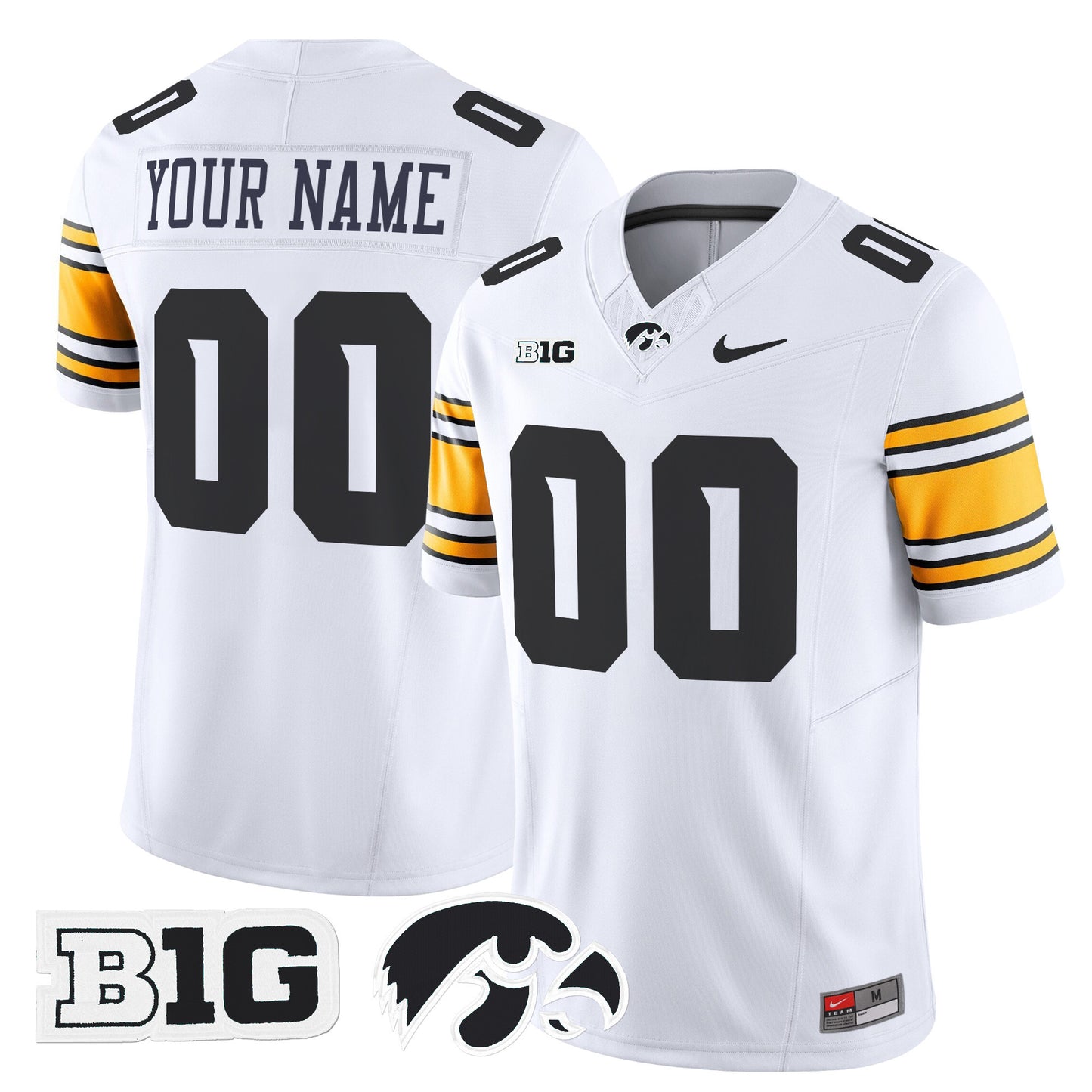 Iowa Hawkeyes 2024 Vapor Limited Custom Jersey - All Stitched