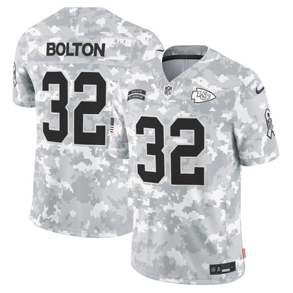 Kansas City Chiefs 2024 Salute to Service Vapor Limited Jersey - All stitched