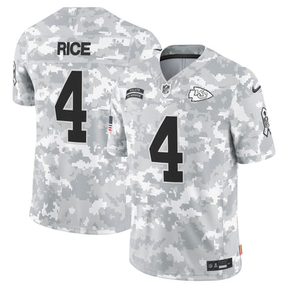 Kansas City Chiefs 2024 Salute to Service Vapor Limited Jersey - All stitched