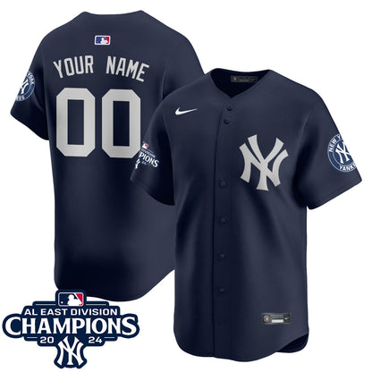 Custom Name/Gender Yankees 2024 AL East Champions Jersey - All Stitched 409VTHNJS032