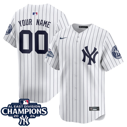 Custom Name/Gender Yankees 2024 AL East Champions Jersey - All Stitched 409VTHNJS032