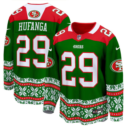 49ers 2024 Christmas Premier Breakaway Jersey - All Printed