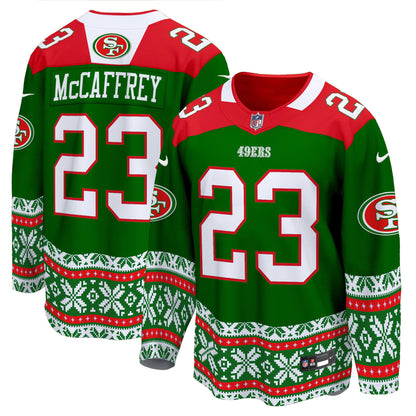 49ers 2024 Christmas Premier Breakaway Jersey - All Printed