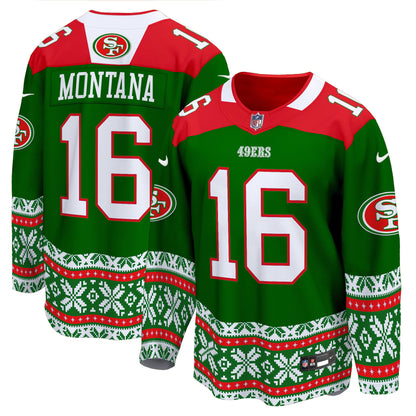 49ers 2024 Christmas Premier Breakaway Jersey - All Printed